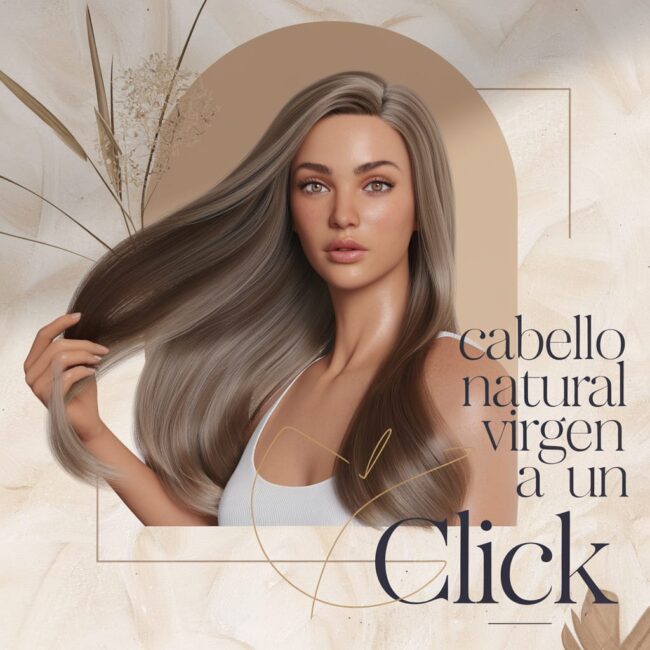 Cabello virgen a un clic