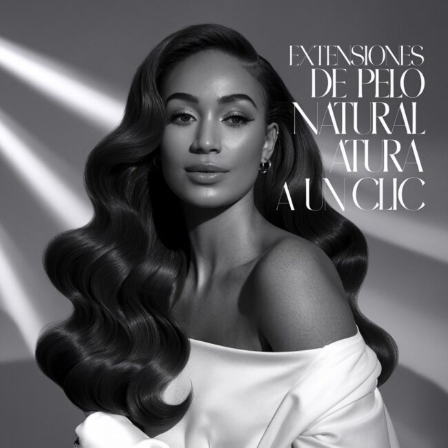 Extensiones cabello natural a un solo clic